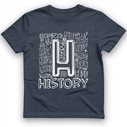 History T-Shirt Heather Navy / S