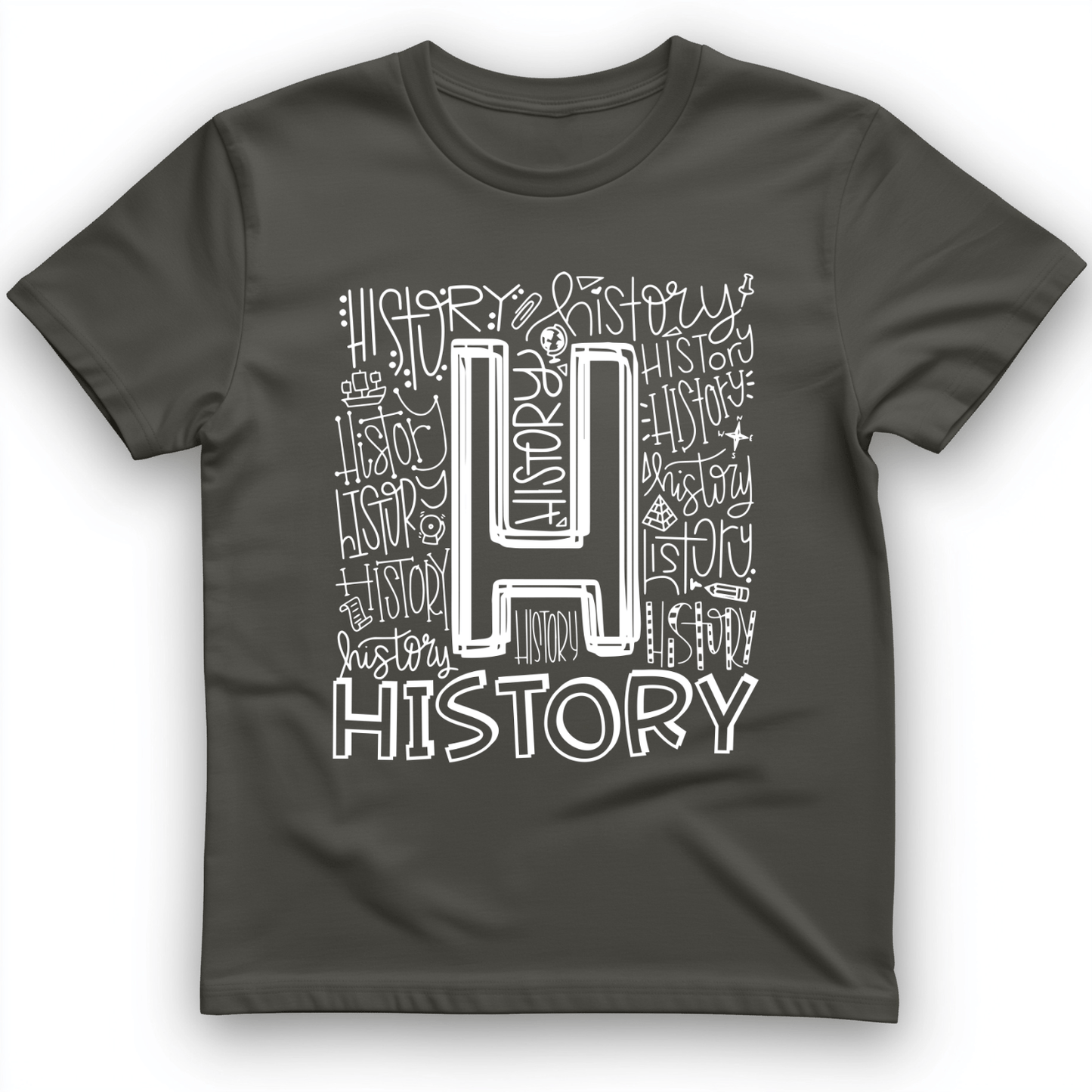 History T-Shirt Charcoal / S