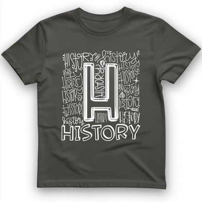 History T-Shirt Charcoal / S