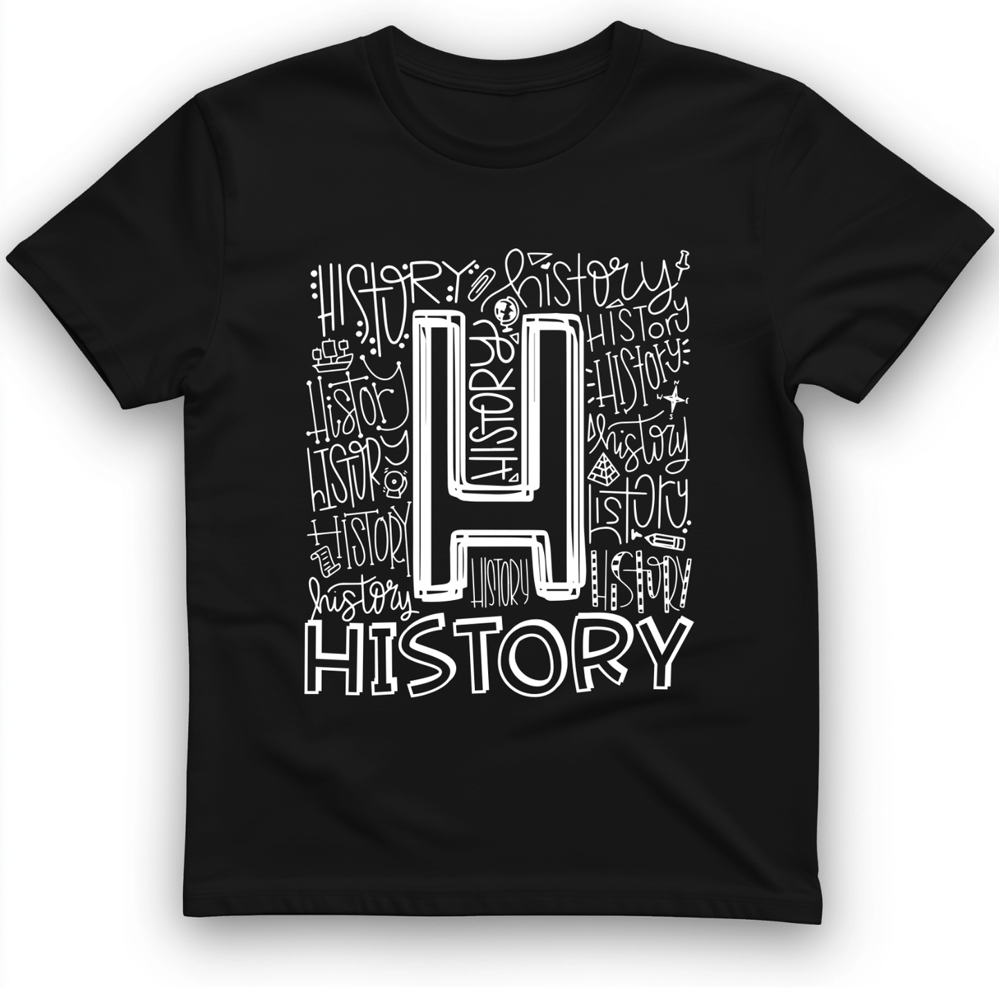 History T-Shirt Black / S