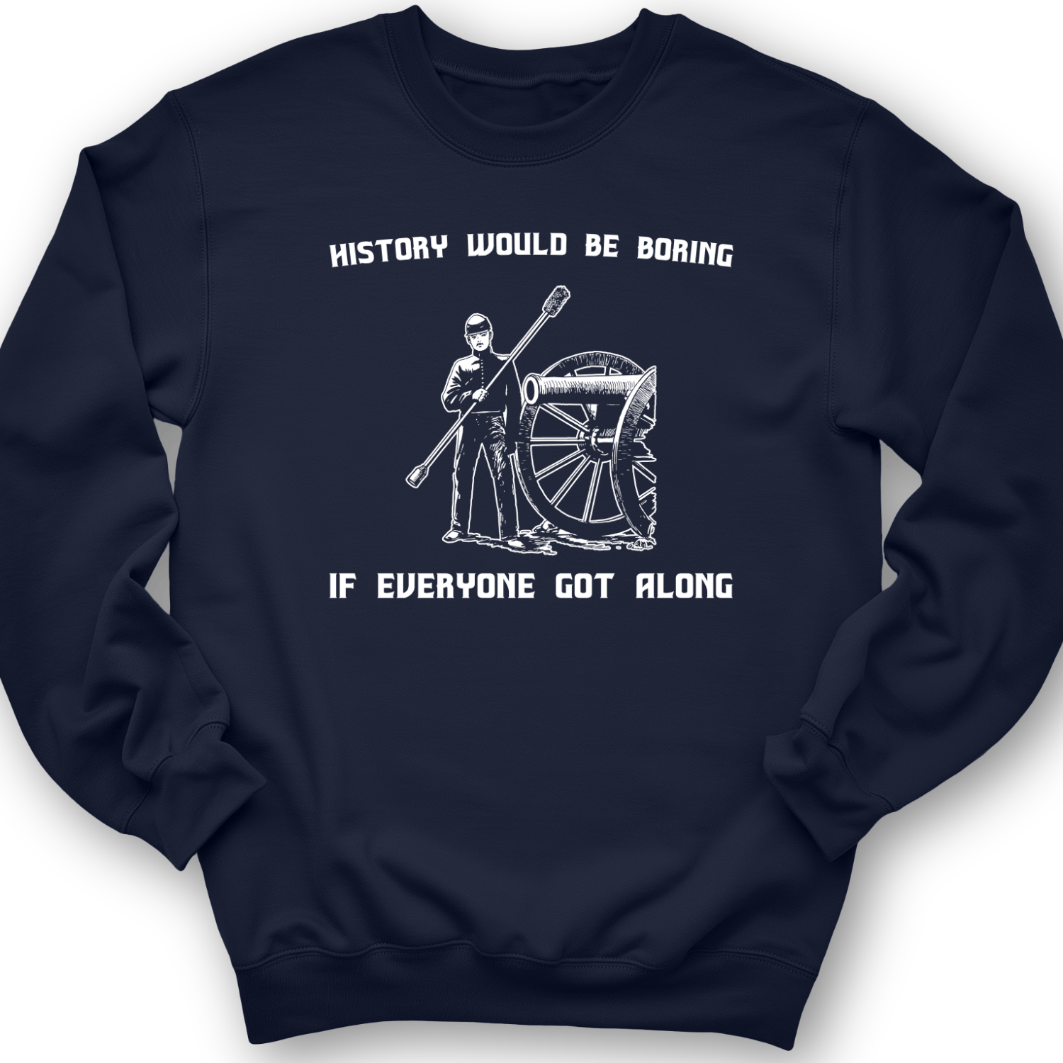 History Would Be Boring Crewneck Navy / S