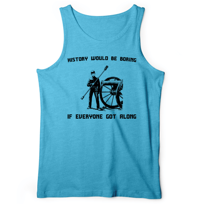 History Would Be Boring Tank Aqua TriBlend / XS