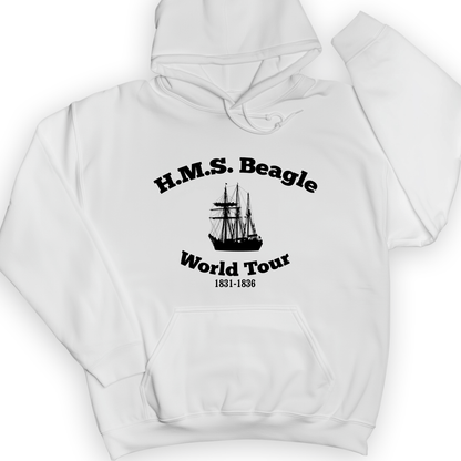 HMS Beagle World Tour Hoodie White / S