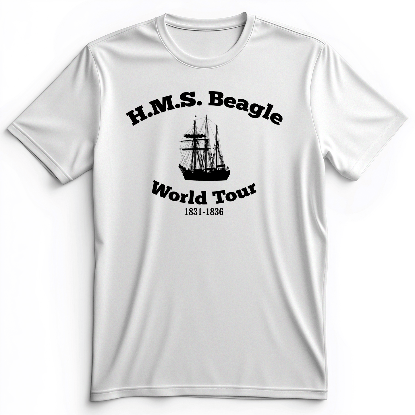 HMS Beagle World Tour Premium Tee White / S