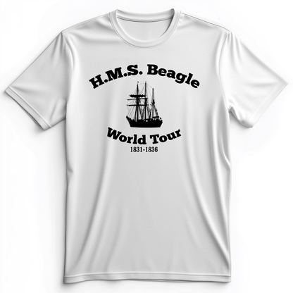 HMS Beagle World Tour Premium Tee White / S