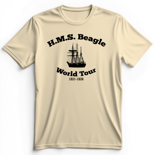 HMS Beagle World Tour Premium Tee Natural / S