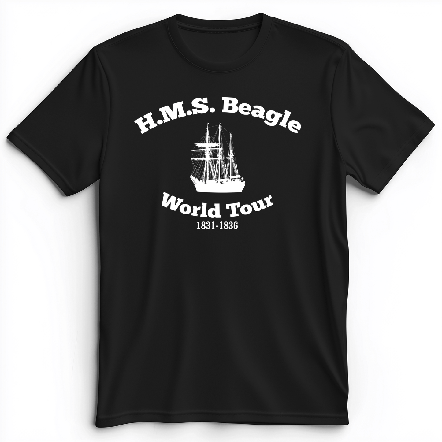 HMS Beagle World Tour Premium Tee Black / S