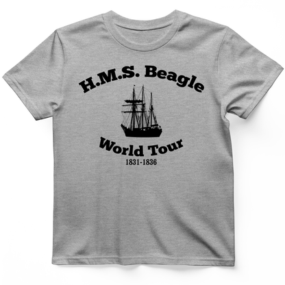 HMS Beagle World Tour T-Shirt Sport Grey / S