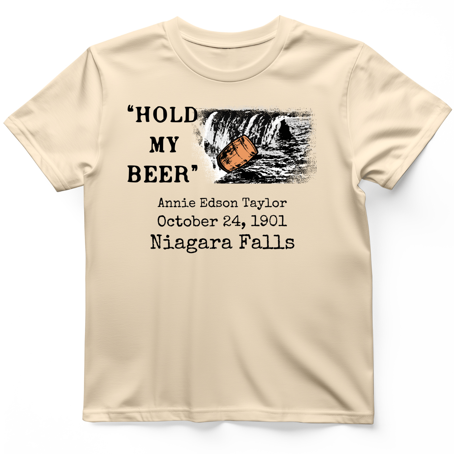 Hold My Beer T-Shirt Natural / S