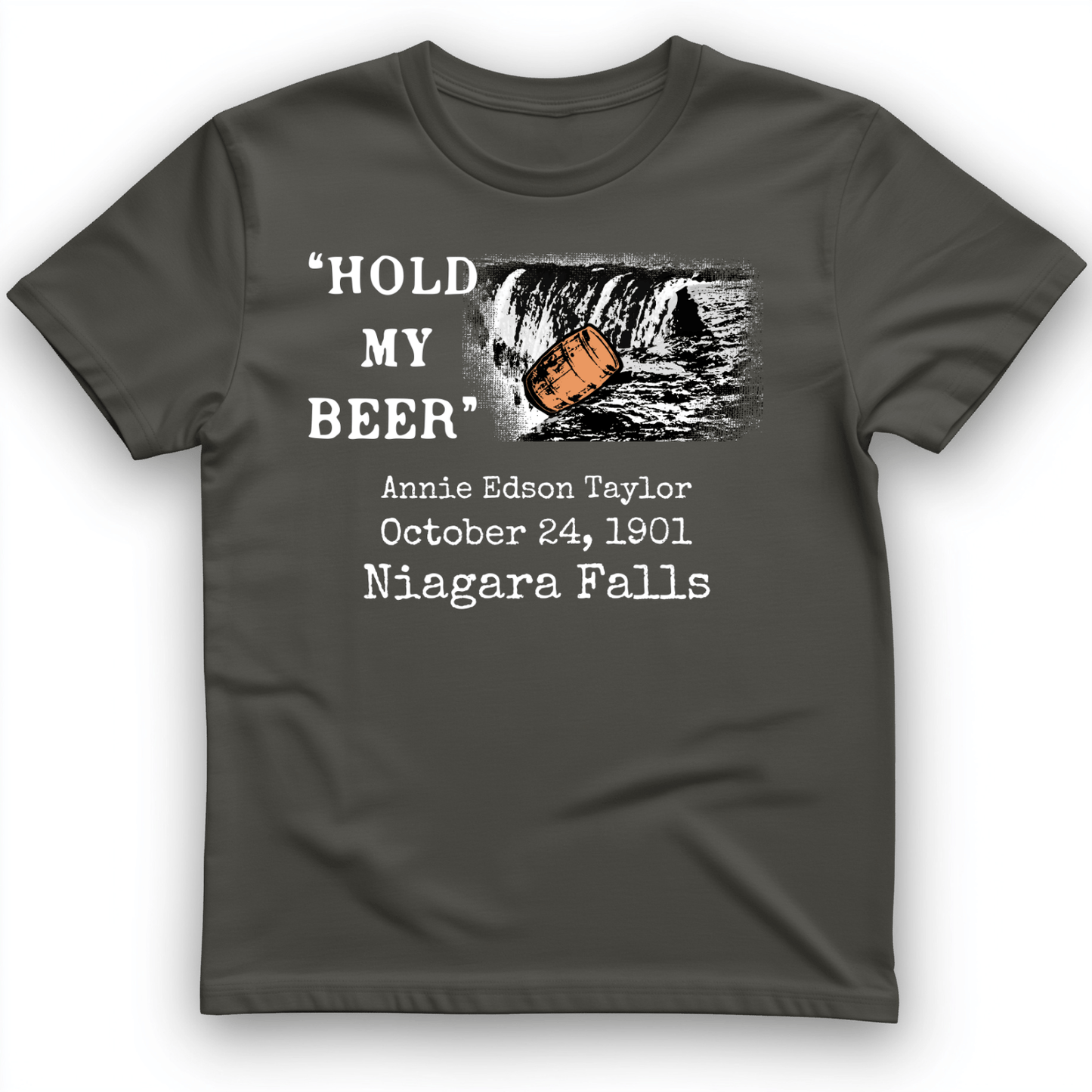 Hold My Beer T-Shirt Charcoal / S