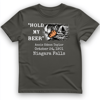Hold My Beer T-Shirt Charcoal / S