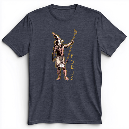 Horus Premium Tee Heather Navy / S