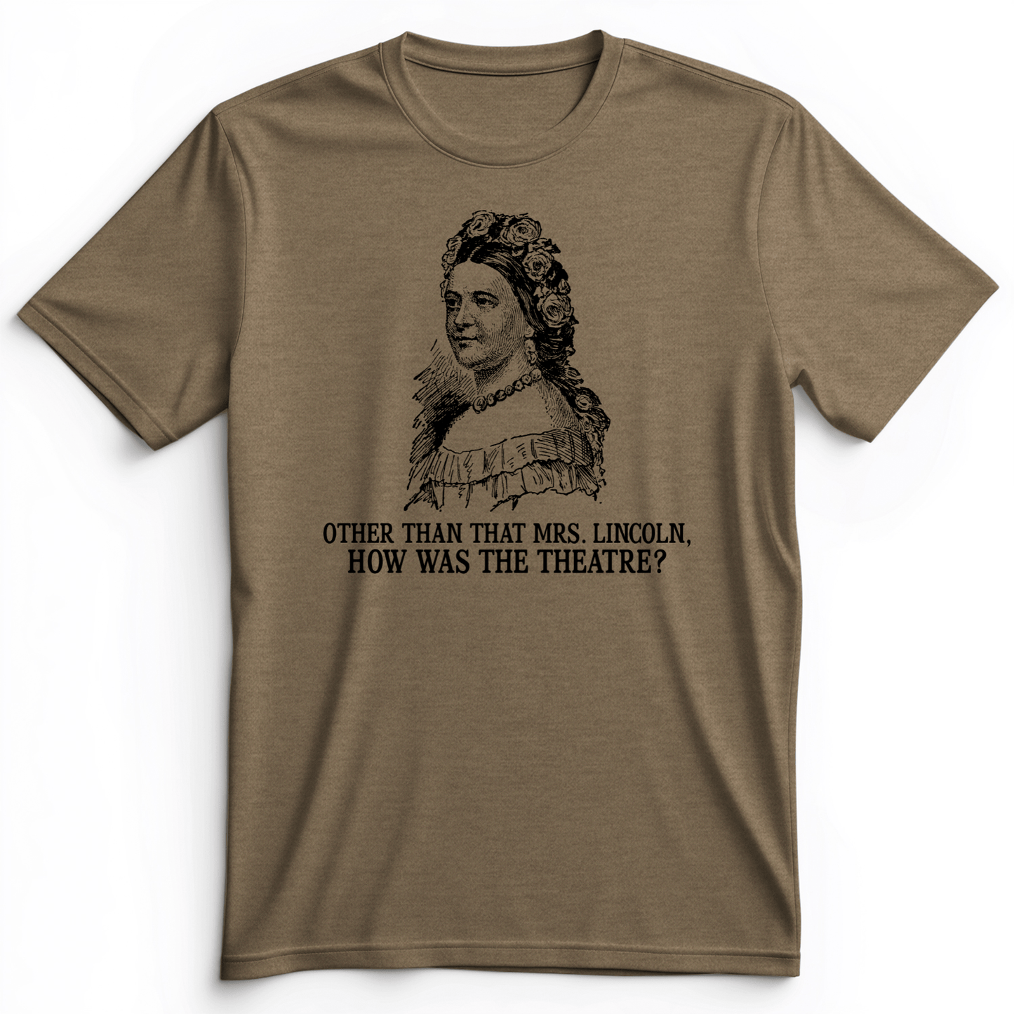 How Was the Theatre Premium Tee Heather Olive / S