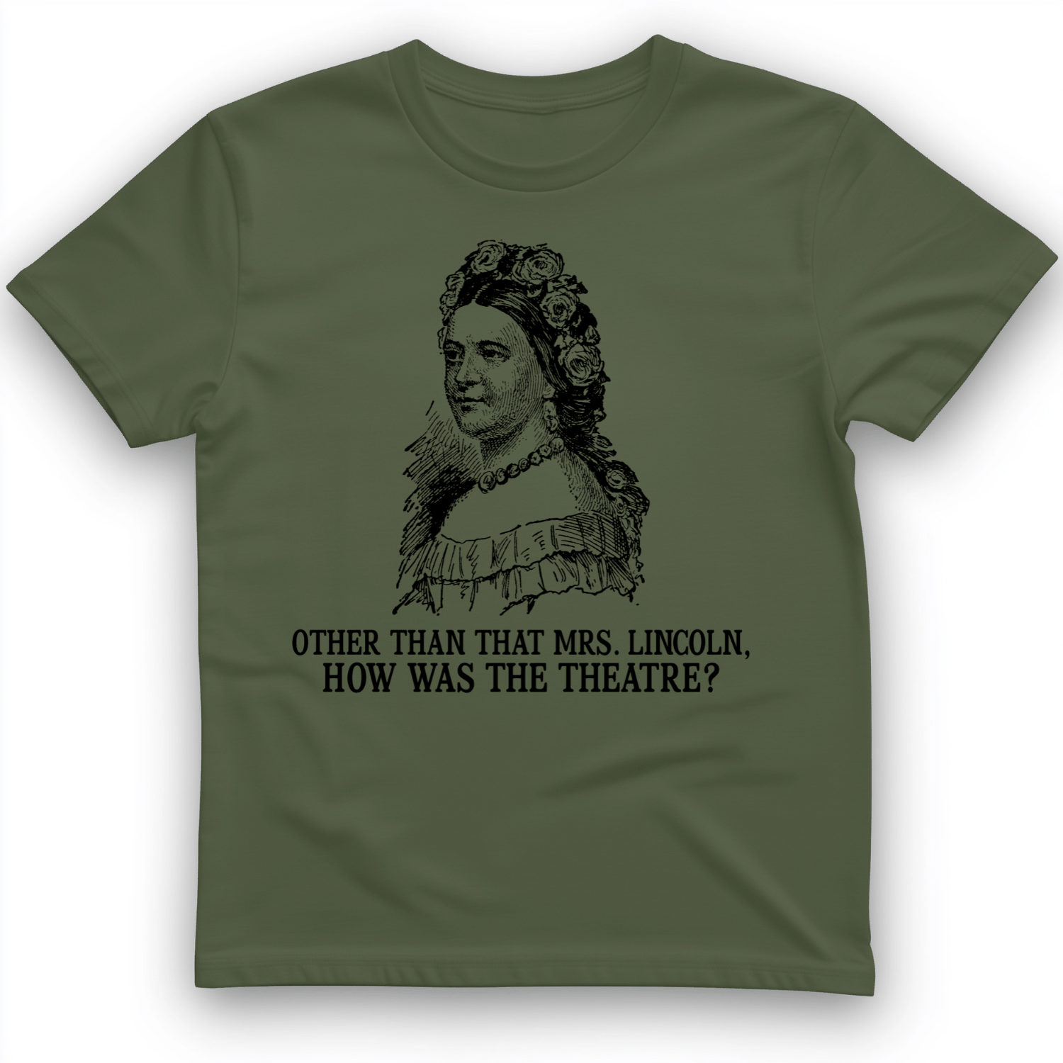 How Was the Theatre T-Shirt Military Green / S