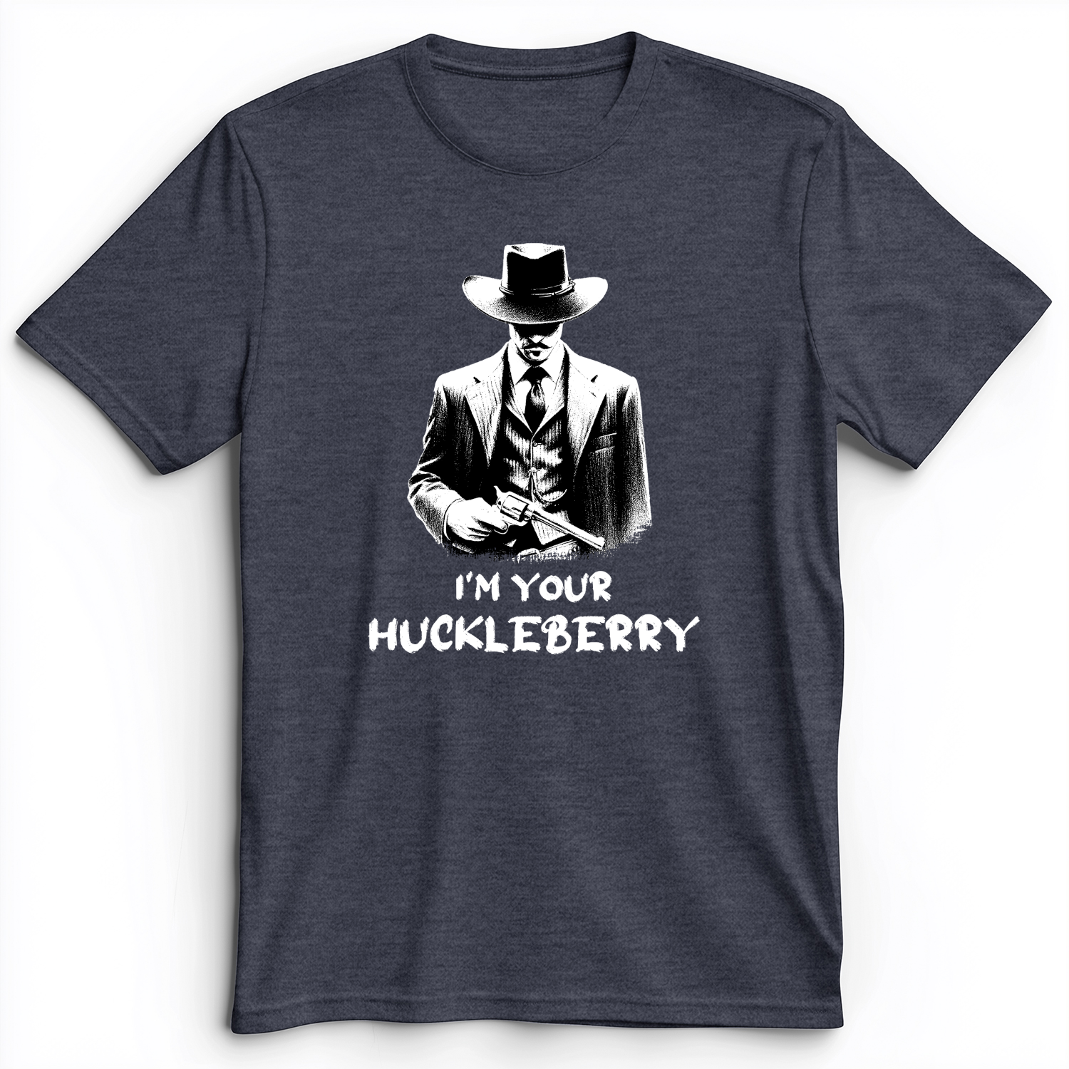 Huckleberry Premium Tee Heather Navy / S
