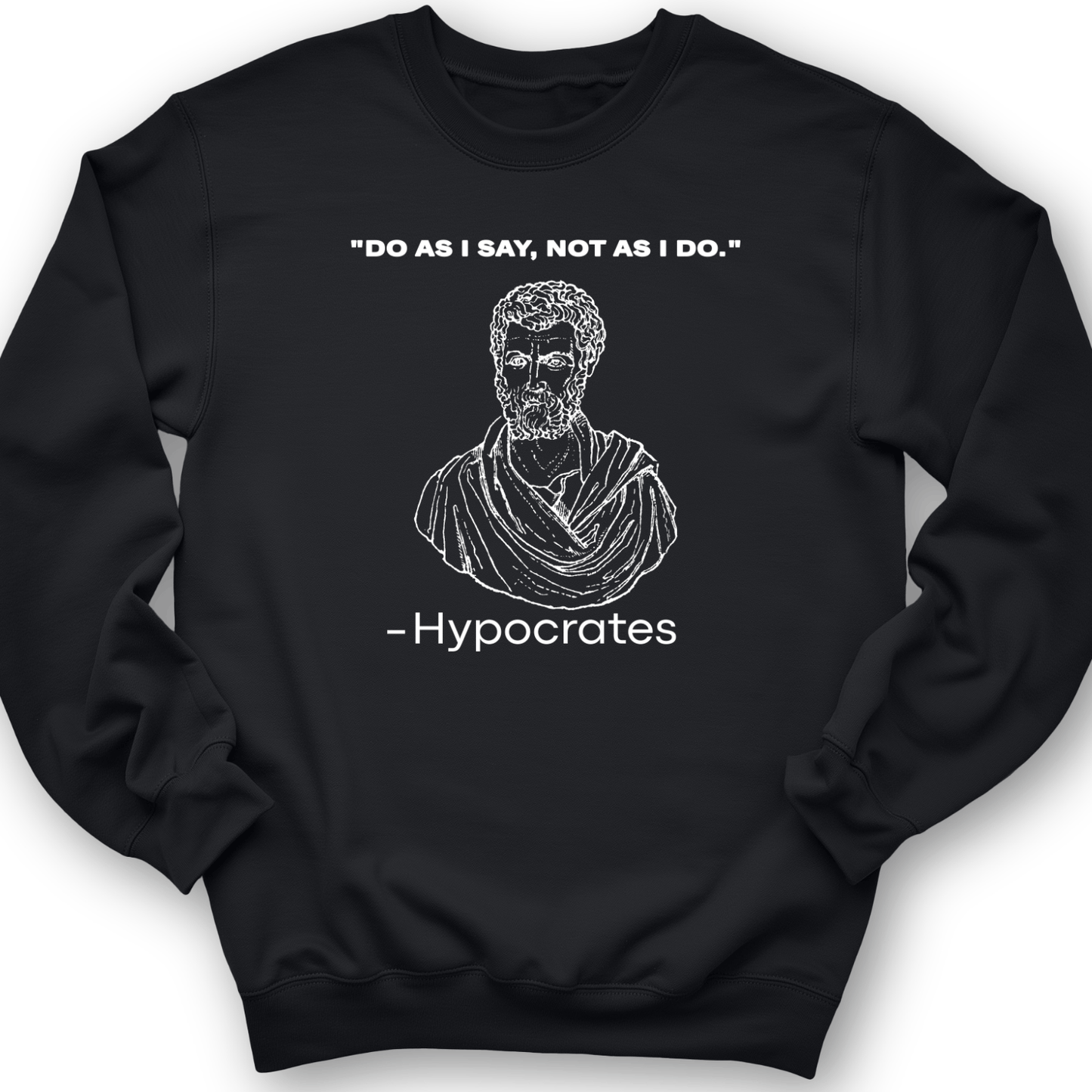 Hypocrates Crewneck Black / S