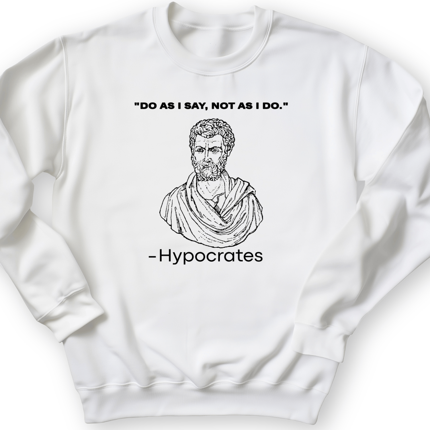 Hypocrates Crewneck White / S