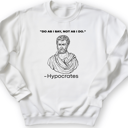 Hypocrates Crewneck White / S