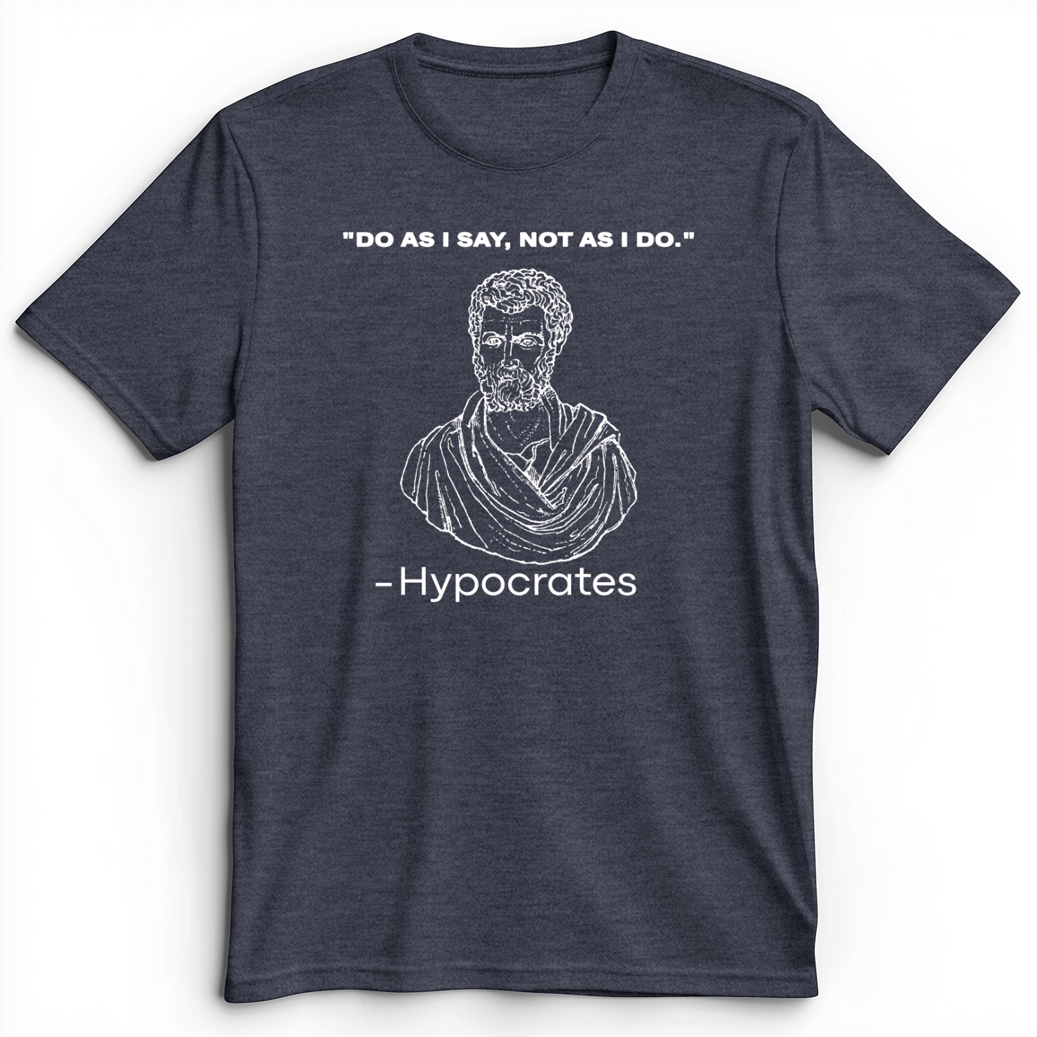 Hypocrates Premium Tee Heather Navy / S