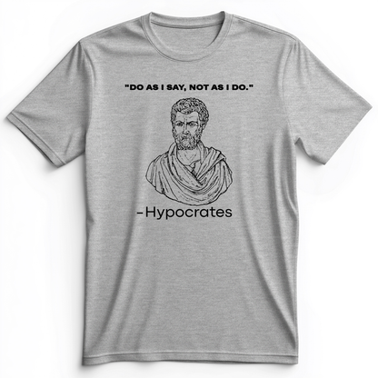 Hypocrates Premium Tee Athletic Heather / S