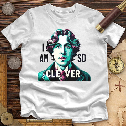 I Am So Clever High Quality Tee White / S