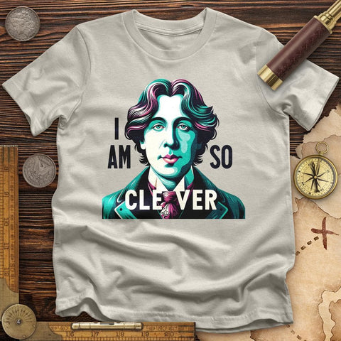 I Am So Clever T-Shirt Ice Grey / S