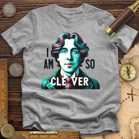 I Am So Clever T-Shirt Sport Grey / S