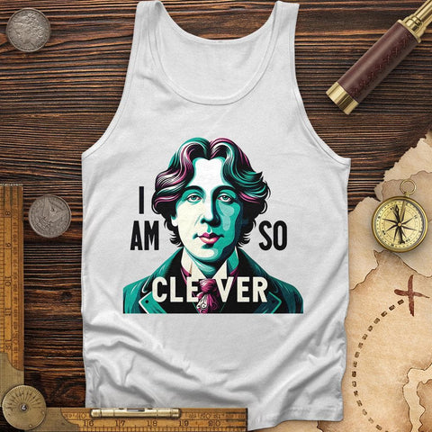 I Am So Clever Tank White / XS