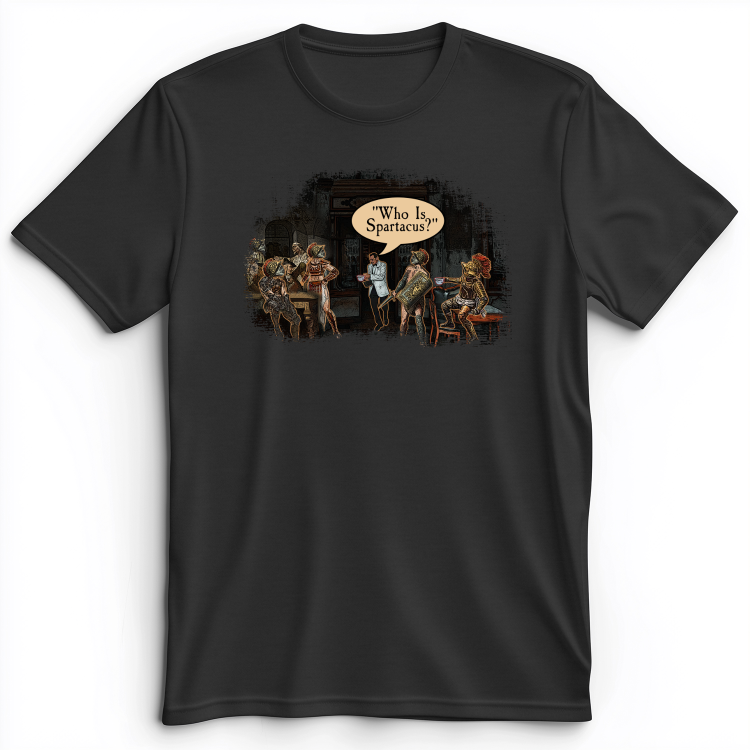 I Am Spartacus Premium Tee Dark Grey Heather / S