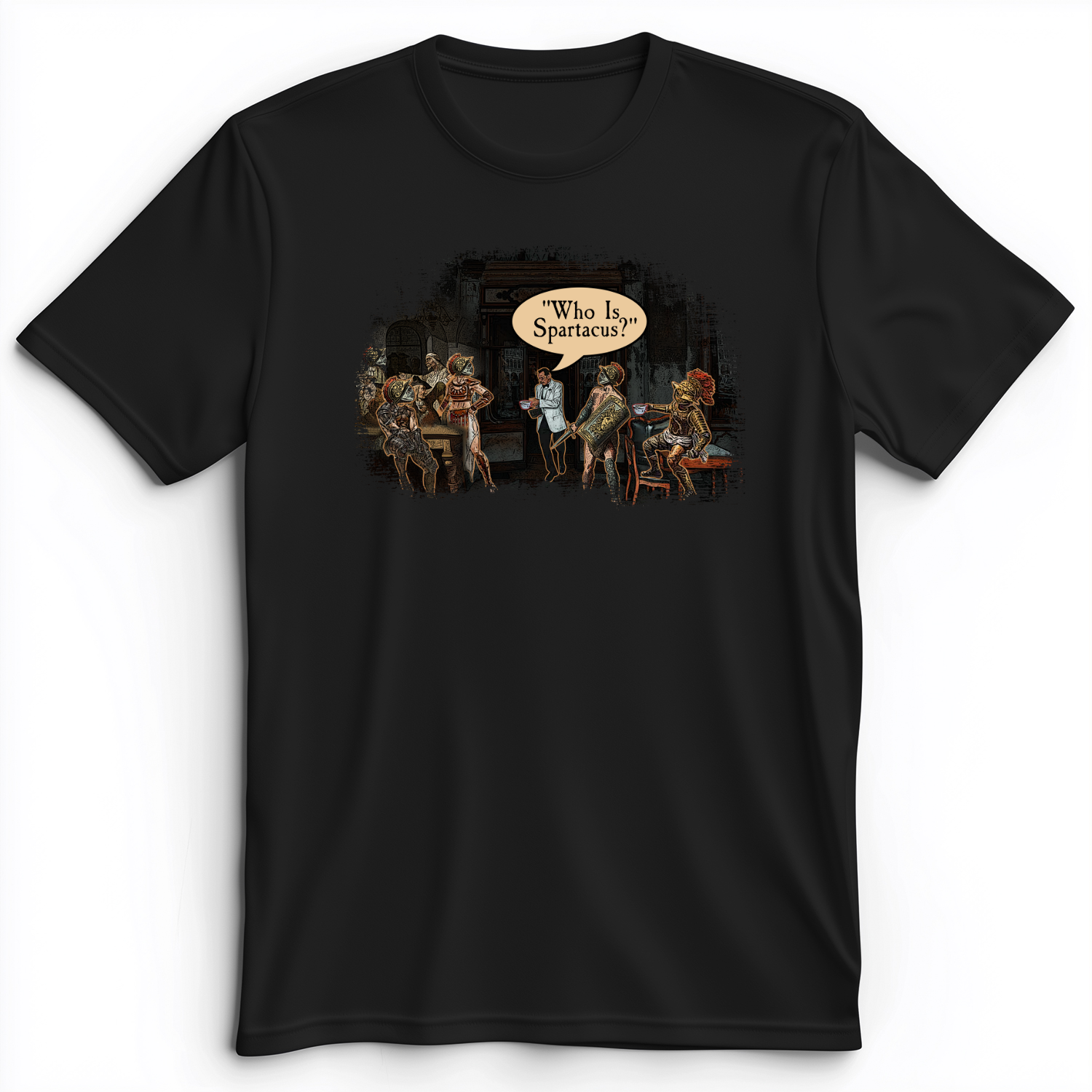 I Am Spartacus Premium Tee Black / S