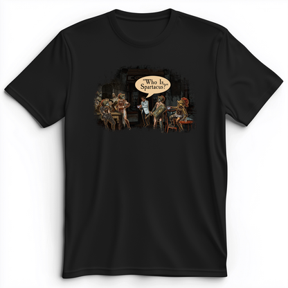 I Am Spartacus Premium Tee Black / S