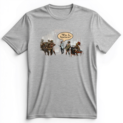 I Am Spartacus Premium Tee Athletic Heather / S