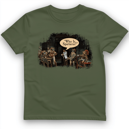 I Am Spartacus T-Shirt Military Green / S
