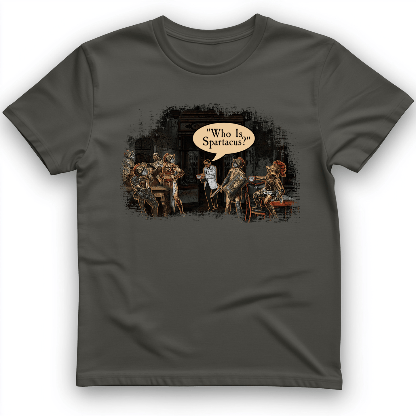 I Am Spartacus T-Shirt Charcoal / S