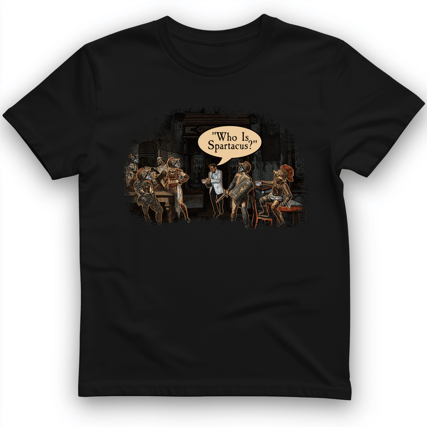 I Am Spartacus T-Shirt Black / S