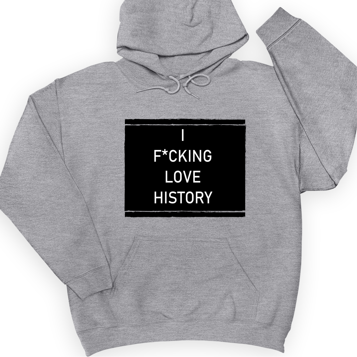 I F*cking Love History Hoodie Sport Grey / S