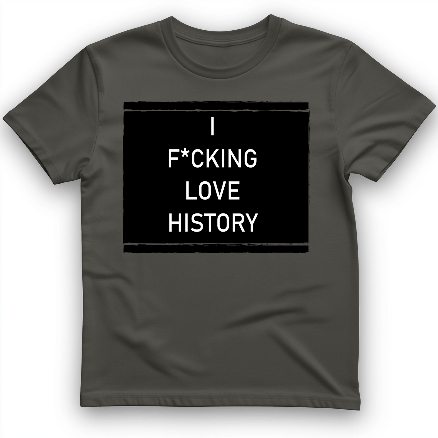 I F*cking Love History T-Shirt Charcoal / S