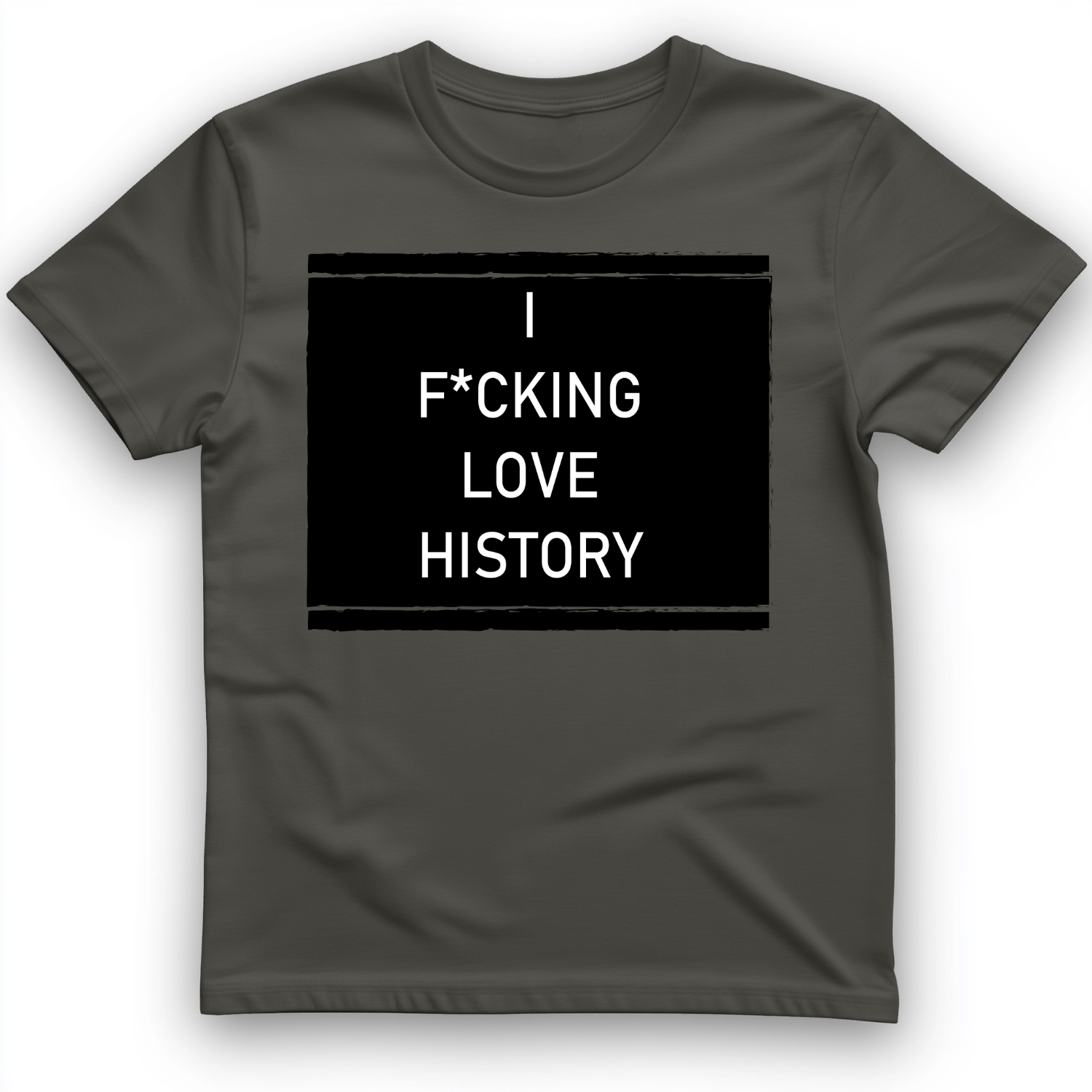 I F*cking Love History T-Shirt Charcoal / S