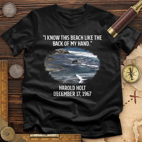 I Know This Beach Premium Quality Tee