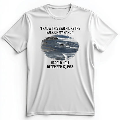 I Know This Beach Premium Tee White / S