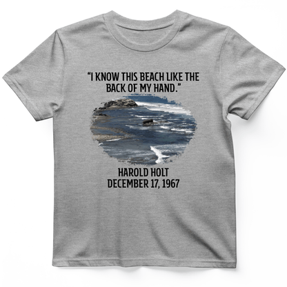 I Know This Beach T-Shirt Sport Grey / S