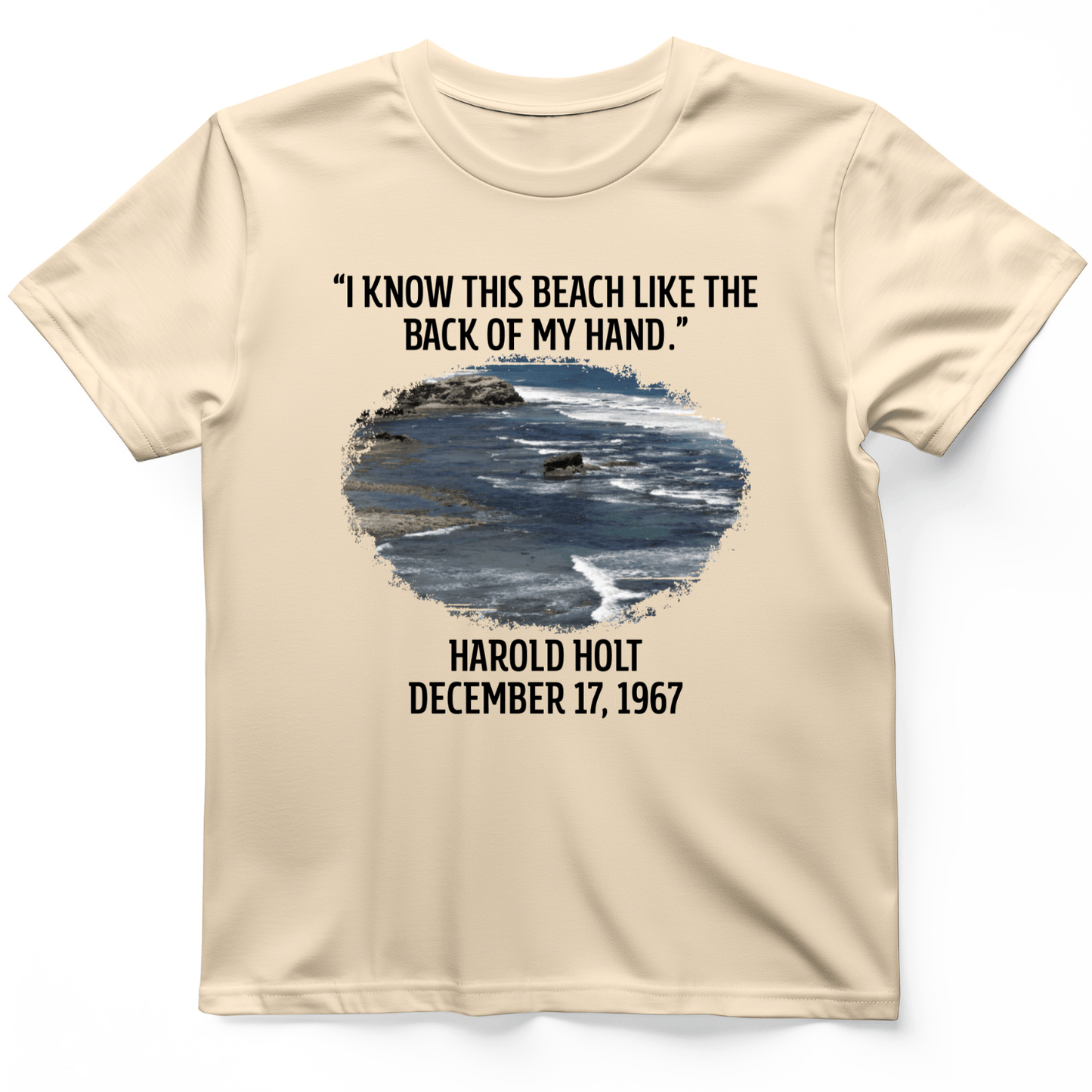I Know This Beach T-Shirt Natural / S