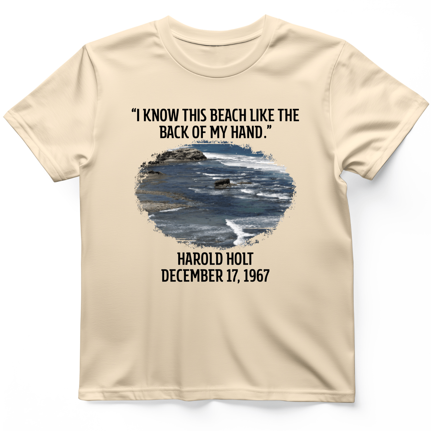 I Know This Beach T-Shirt Natural / S