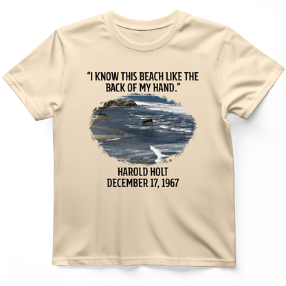 I Know This Beach T-Shirt Natural / S