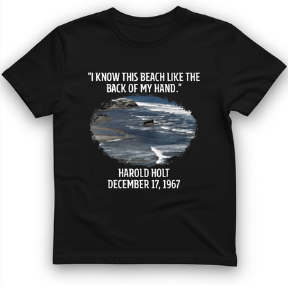 I Know This Beach T-Shirt Black / S