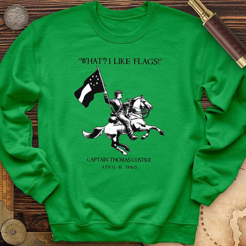 I Like Flags Crewneck Irish Green / S