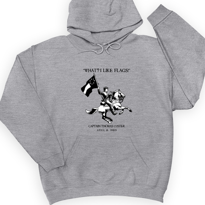 I Like Flags Hoodie Sport Grey / S