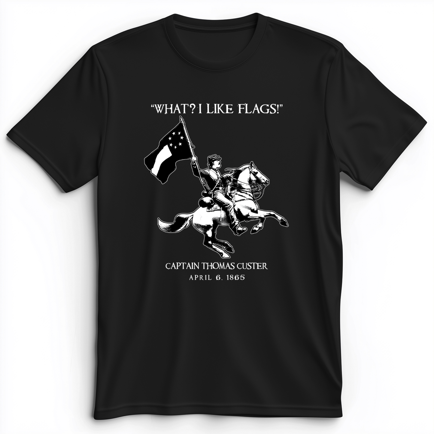 I Like Flags Premium Tee Black / S