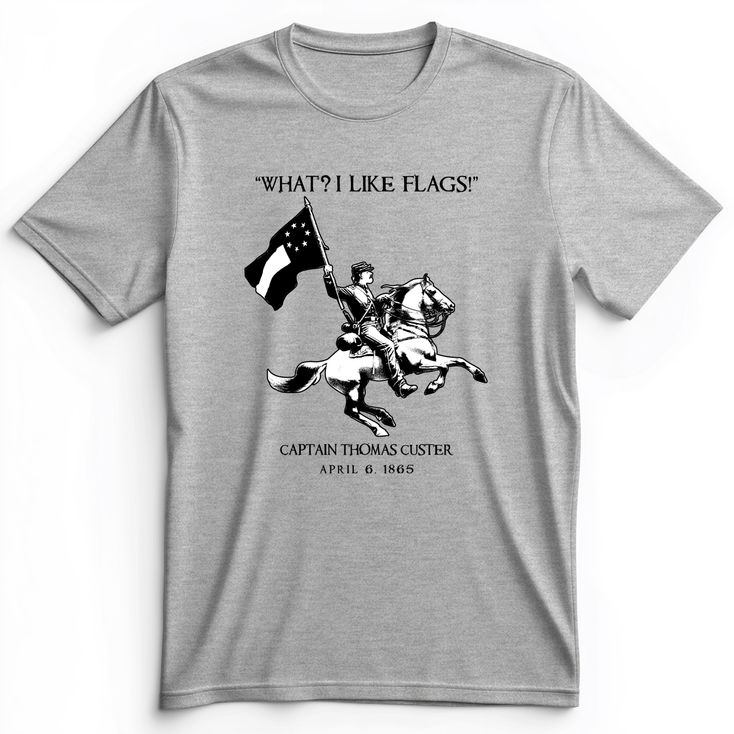 I Like Flags Premium Tee Athletic Heather / S