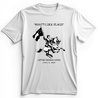 I Like Flags Premium Tee White / S